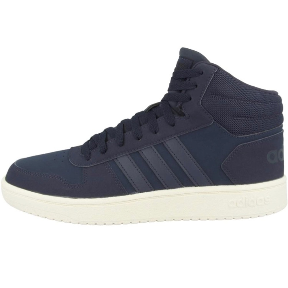 adidas Men’s High Top Basketball Shoes - Black/White Multi-Material - Size 11.5